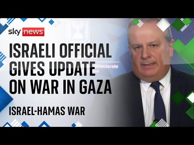 ⁣Watch Live: Israeli Government Spokesperson David Mencer gives an update on the war in Gaza