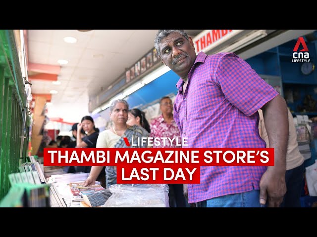 ⁣Last day of operations as Thambi Magazine Store closes at Holland Village