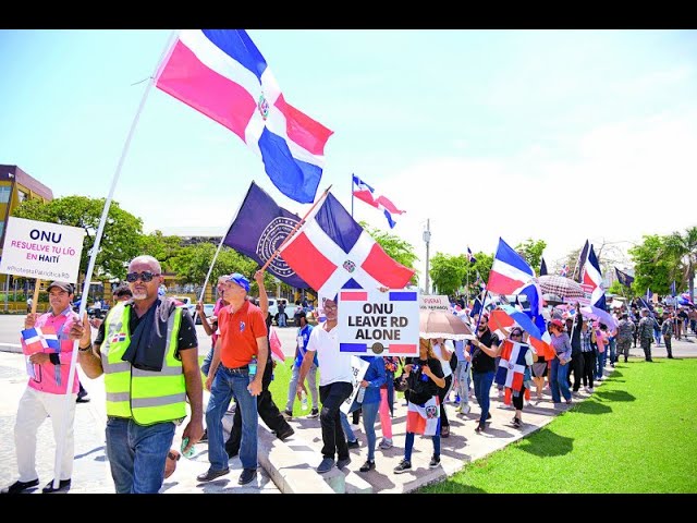 #PrimeraEmisión| Protesta ayer contra ‘imposición internacional’ sobre el tema haitiano