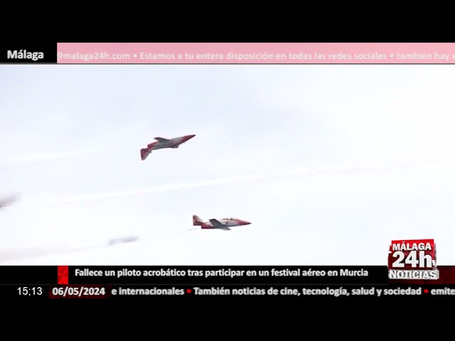 ⁣Noticia - Fallece un piloto acrobático tras participar en un festival aéreo en Murcia