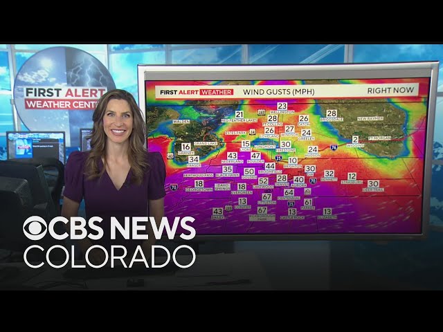 ⁣Denver weather: First Alert Weather Day for strong winds