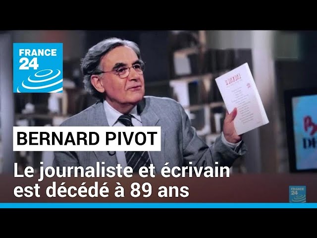 ⁣Le journaliste et écrivain Bernard Pivot est décédé à 89 ans • FRANCE 24