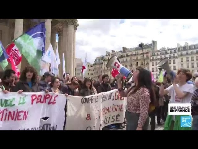 ⁣Mobilisation pro-Gaza : les étudiants français déterminés à se faire entendre • FRANCE 24