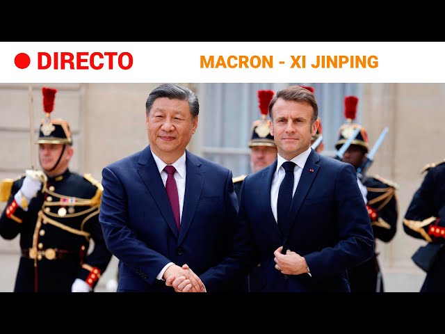 ⁣FRANCIA-CHINA  EN DIRECTO: MACRON y XI JIMPING, rueda de prensa conjunta en el ELÍSEO | RTVE