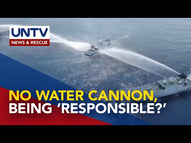 ⁣Some senators support PBBM’s decision not to use water cannons vs. China
