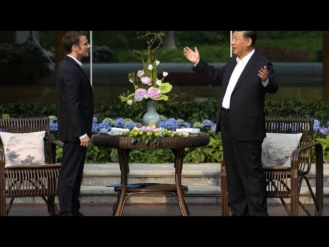 ⁣Xi in Paris: Gespräche über Handel sollen Subventionsstreit entschärfen