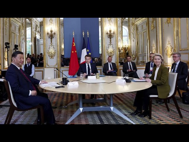 ⁣Las relaciones comerciales entre China y la UE marcan la visita de Xi Jinping a París
