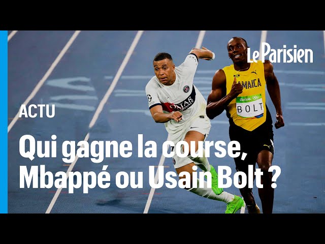 ⁣Kylian Mbappé accepte de courir un 100 m contre Usain Bolt