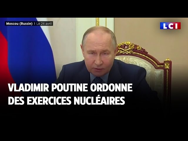 ⁣Vladimir Poutine ordonne des exercices nucléaires