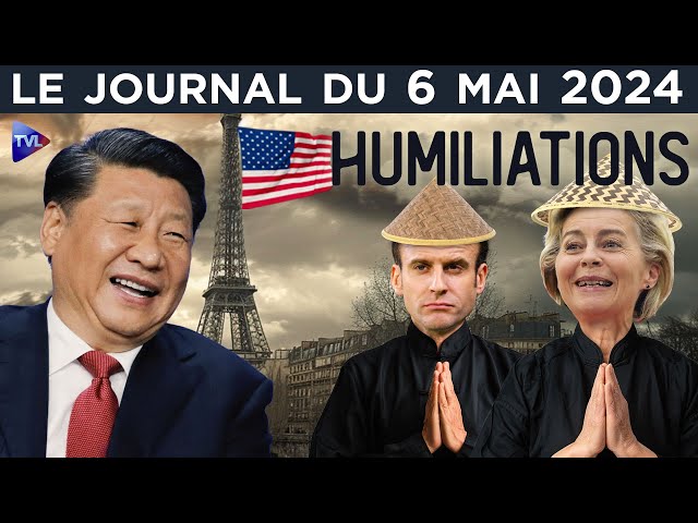 ⁣Visite de Xi Jinping : Macron contre la France - JT du lundi 6 mai 2024
