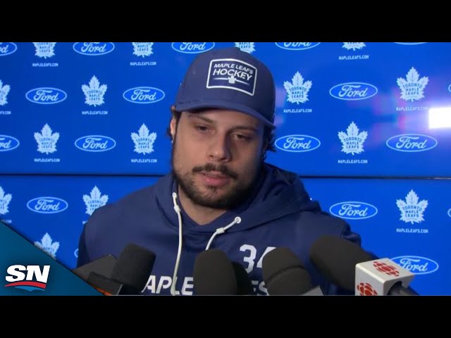 ⁣Watch FULL Auston Matthews Year-End Media Availability After Losing Round 1 To Bruins
