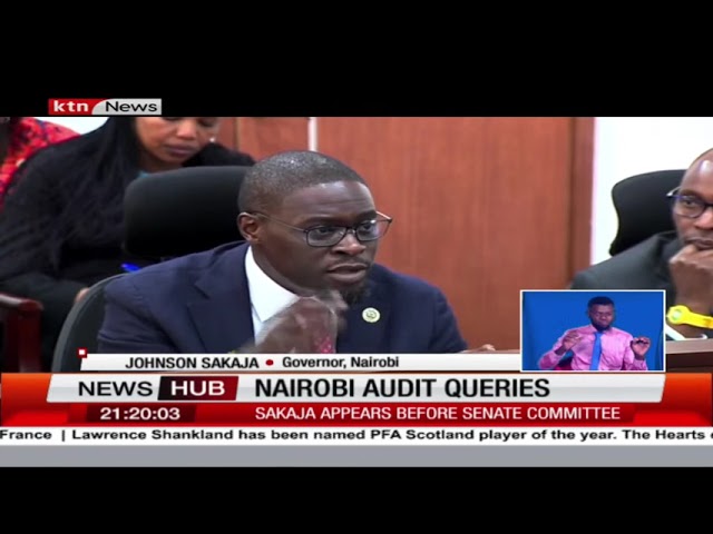⁣Nairobi audit queries: Sakaja appears before senate committe