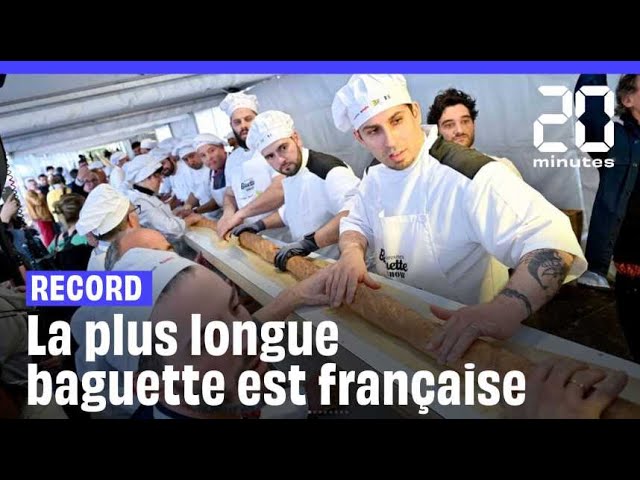 ⁣Le record de la baguette la plus longue revient en France