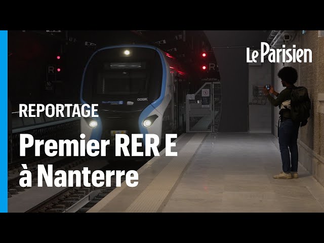 « C'est l'extase » : on a embarqué dans le premier RER E pour Nanterre