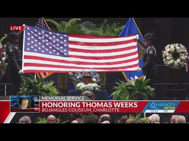 Memorial Service for fallen Deputy US Marshal Thomas Weeks
