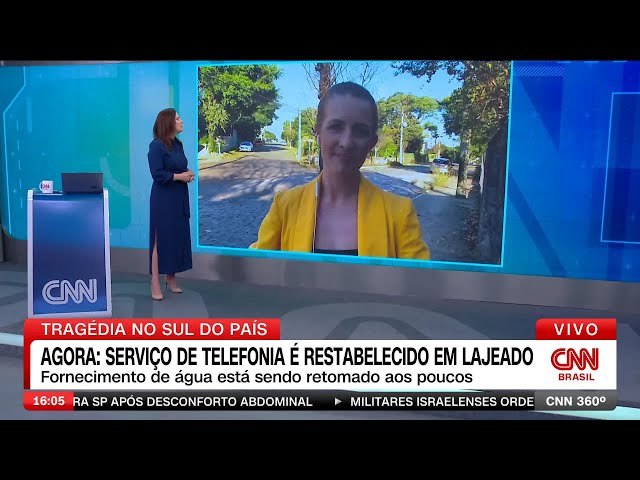 Serviço de telefonia é restabelecido em Lajeado | CNN 360º