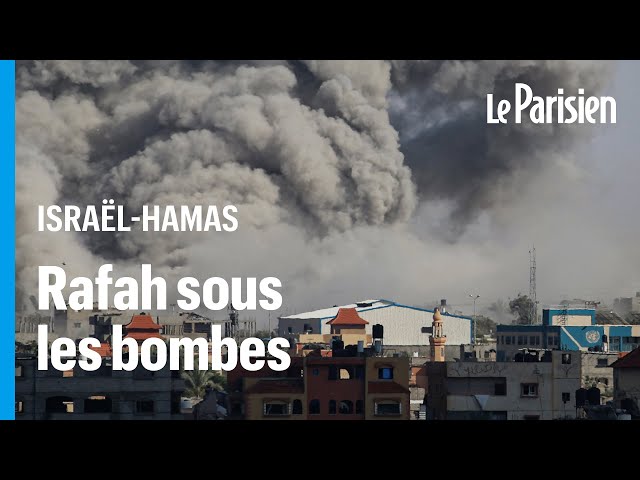 ⁣Offensive à Rafah : Israël a commencé à bombarder la ville palestinienne