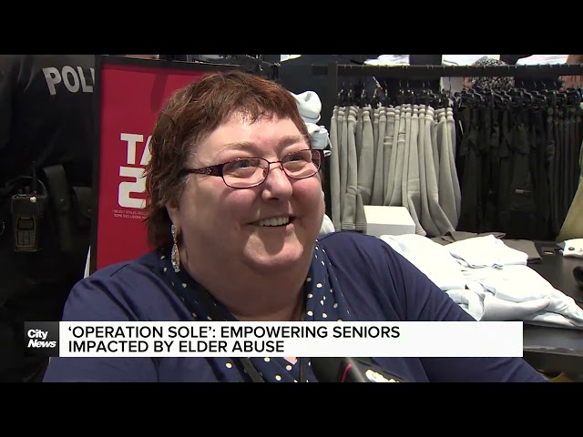⁣On healing path, Edmonton seniors spend day at mall with police officers
