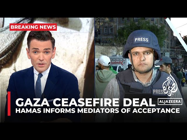 ⁣War on Gaza: Hamas says it accepts ceasefire deal proposal