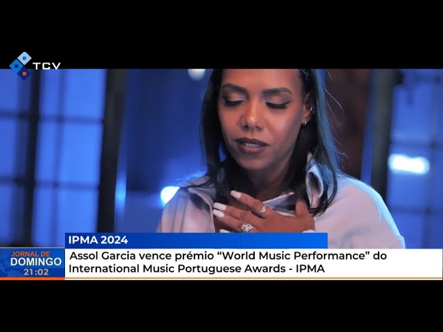 ⁣Assol Garcia vence prémio "World Music Performace" do International Music Portuguese Award