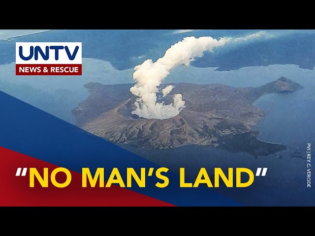 ⁣Taal Volcano Island, idineklara nang 'no man's land' kasunod ng mga naitalang grass f