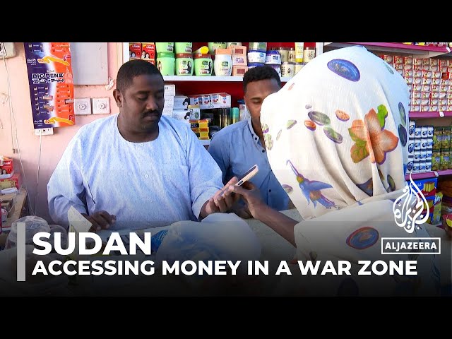 ⁣War-affected Sudanese rely on digital money apps for survival