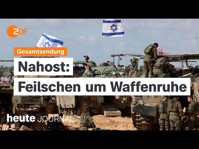 ⁣heute journal vom 06.05.2024 Waffenruhe in Nahost, CDU-Bundesparteitag, Scholz im Baltikum