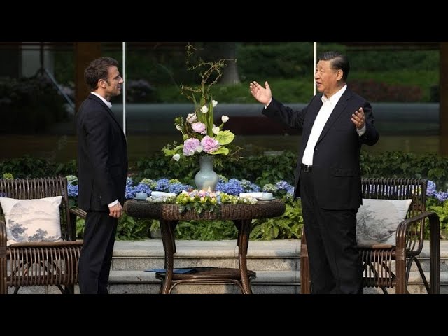 ⁣Macron and Xi talk trade in Paris amid efforts to ease subsidy spat