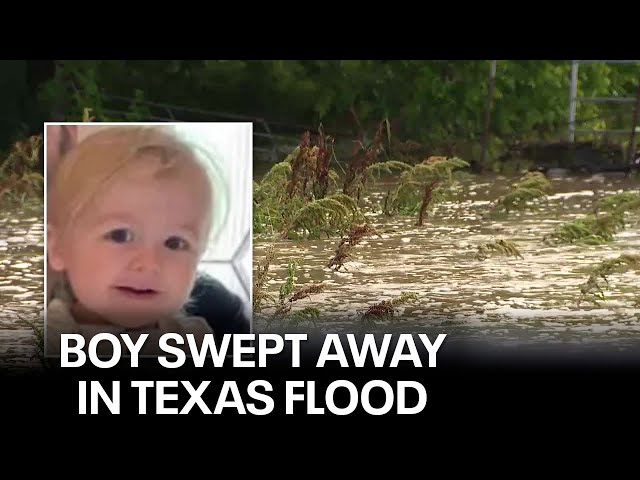 ⁣4-year-old Burleson boy was with parents when he was swept away by floodwaters