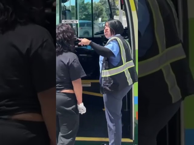 ⁣Bus driver attacked in South LA