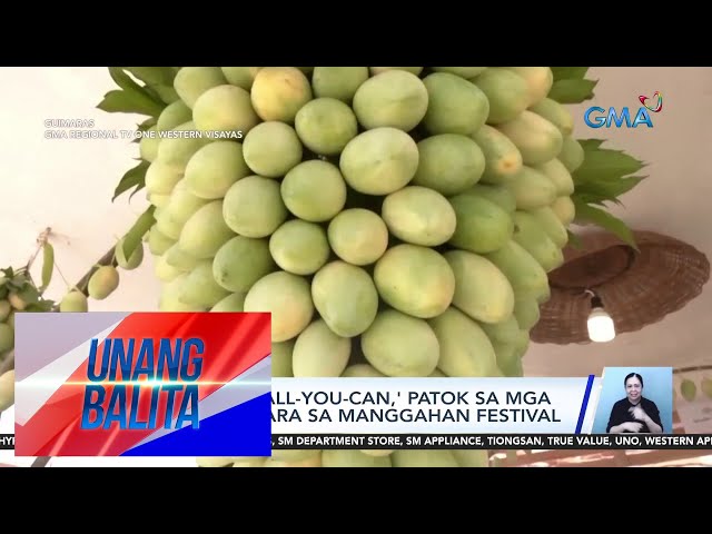 ⁣'Mango eat-all-you-can,' patok sa mga dumarayo para sa Manggahan Festival | UB