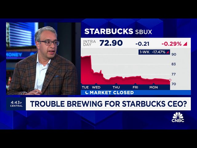 ⁣Author Gautam Mukunda talks headwinds facing Starbucks
