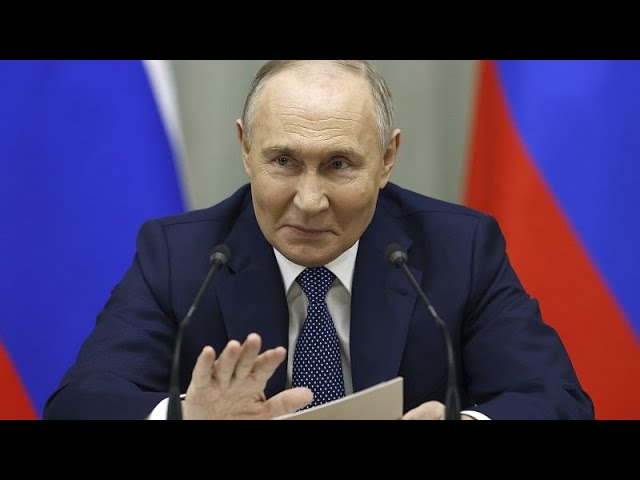 ⁣Putin encara su quinto mandato como presidente de Rusia