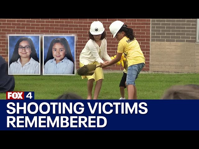 ⁣Allen mall shooting: Sachse elementary school breaks ground on park to honor 2 victims