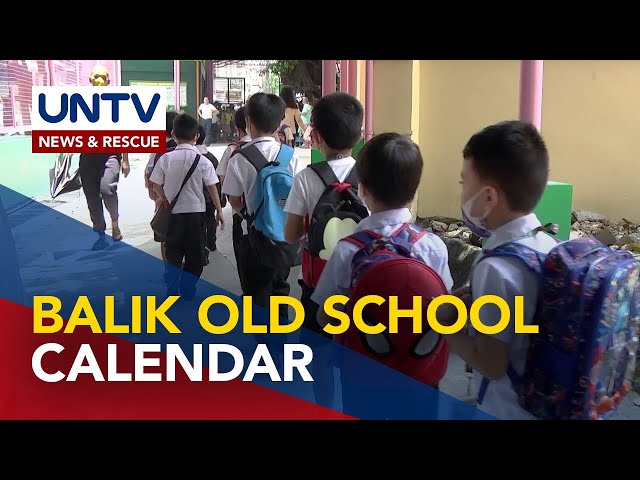 ⁣PBBM, nakikipag-ugnayan na kay VP Sara Duterte para maibalik ang June-March school calendar