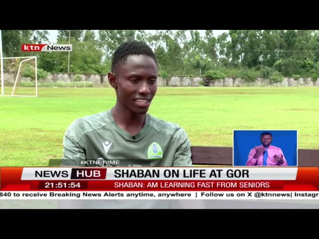 ⁣Gor Mahia youngstar Mark Shaban content with life at K'Ogalo