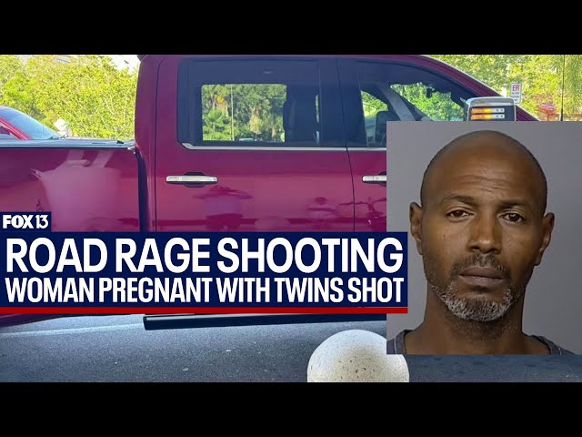 ⁣Woman pregnant with twins hurt in road rage shooting