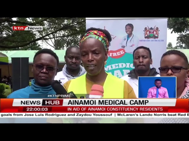 ⁣Ainamoi medical camp: Medics from private hospitals set camp