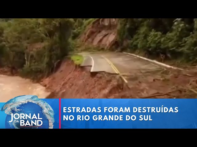 ⁣Tragédia no RS: Estradas são preocupação das autoridades | Jornal da Band