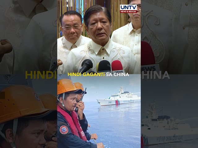 ⁣PBBM, nanindigan na hindi gagamit ng water cannon ang Pilipinas vs  China