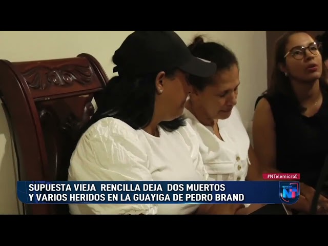 ⁣Supuesta vieja rencilla deja dos muertos y varios heridos en La Guayiga de Pedro Brand