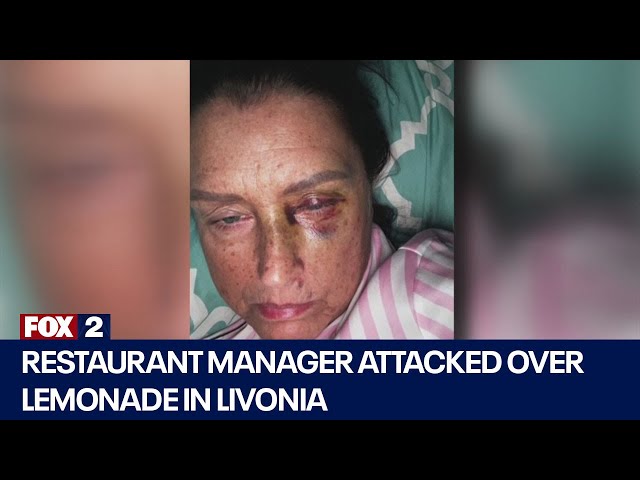 ⁣Restaurant manager beaten up by angry customer in Livonia