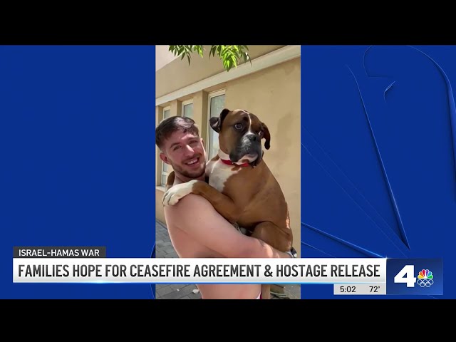 ⁣Families hope for ceasefire agreement and hostage release