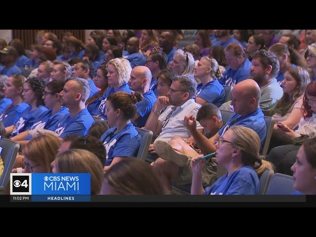 ⁣Broward holds town hall at Fort Lauderdale High School