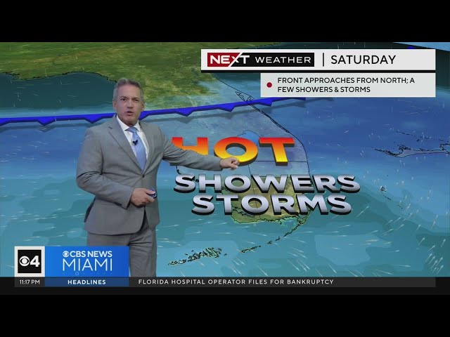 ⁣Miami weather for Monday 5/6/24 11PM