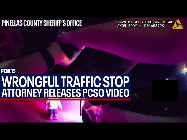 ⁣Video shows wrongful New Year's Day traffic stop in Pinellas County
