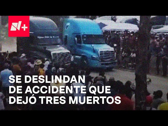 ⁣Arrancones de tráileres dejan 3 muertos: Autoridades de Epazoyucan, Hidalgo, se deslindan - En Punto