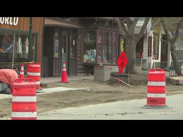 ⁣Estes Park construction affects downtown businesses