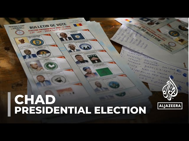 ⁣Chad presidential elections: Officials begin collating results