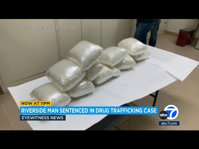 ⁣Riverside man sentenced to 21 years for smuggling pounds of meth from Mexico into IE